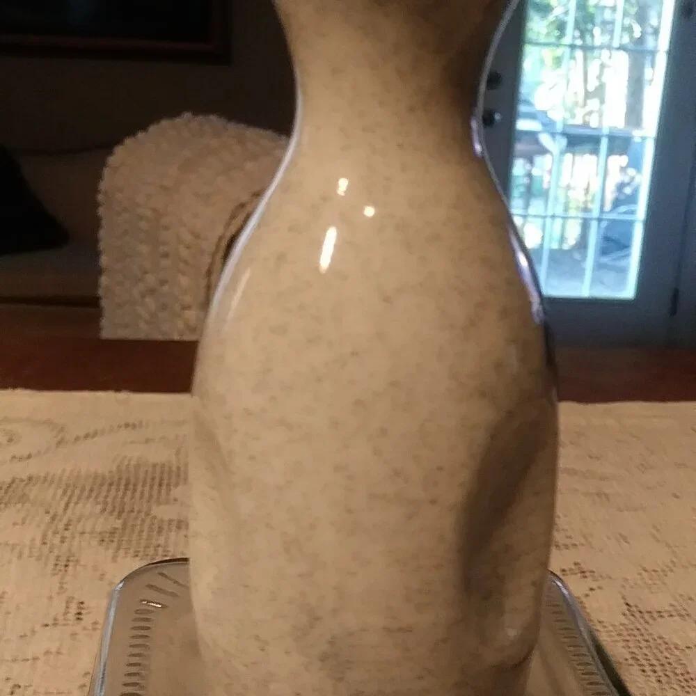 🪷 🎍White and Blue Bamboo Japanese Ceramic Sake Bottle and 4 Cups - Picture 6 of 9